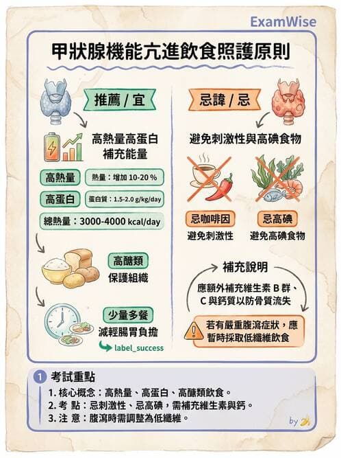 護理師 - 甲狀腺與副甲狀腺疾病 - AI 圖文解析預覽