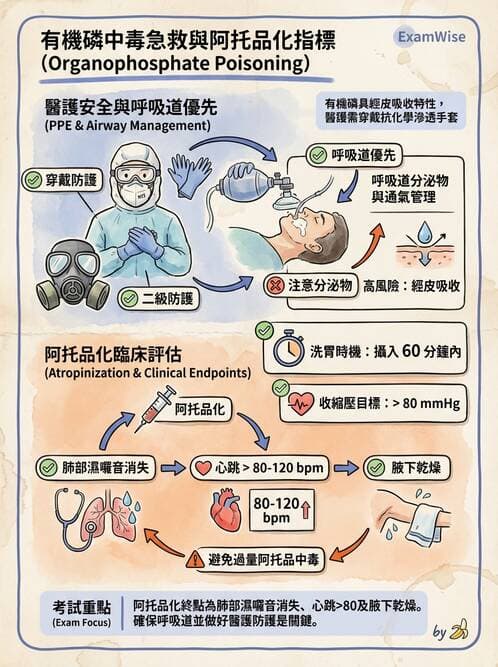 護理師 - 中毒與外傷護理 - AI 圖文解析預覽