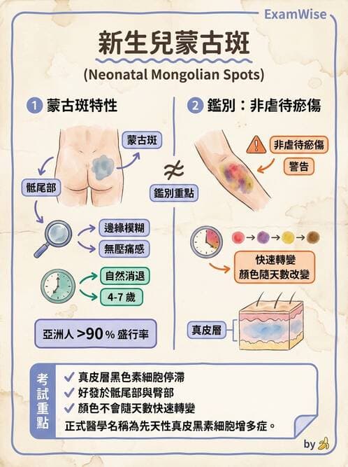 護理師 - 新生兒評估與生理特徵 - AI 圖文解析預覽