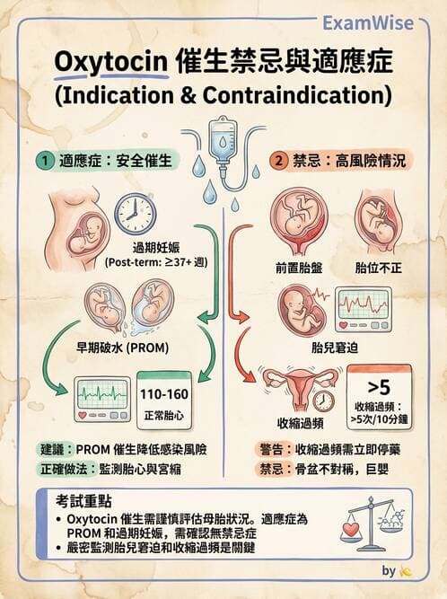護理師 - 分娩過程與產科急症 - AI 圖文解析預覽