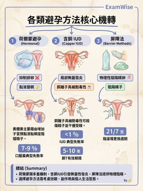 護理師 - 產後心理併發症與家庭計畫 - AI 圖文解析預覽