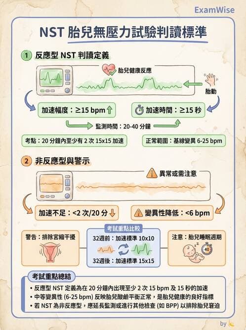 護理師 - 胎兒發育與監測評估 - AI 圖文解析預覽