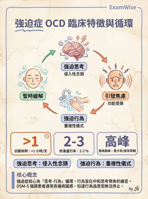 護理師 - 焦慮症與壓力相關障礙 - AI 圖文解析預覽