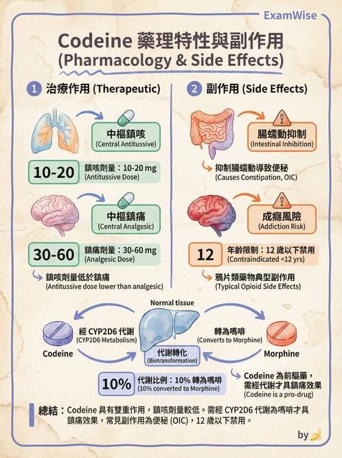 護理師 - 鎮痛、麻醉與神經科藥物 - AI 圖文解析預覽