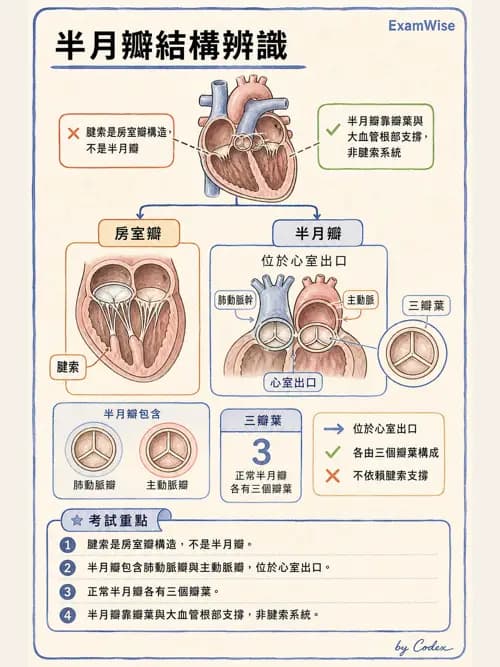 呼吸治療師 - 心臟與循環解剖 - AI 圖文解析預覽
