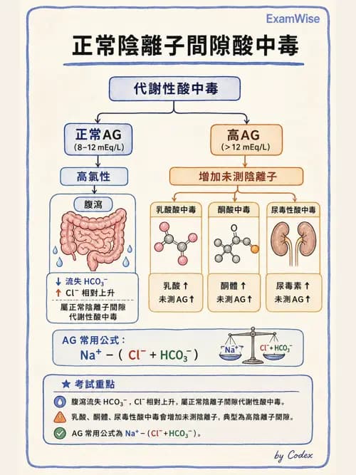 呼吸治療師 - 酸鹼平衡與腎臟生理 - AI 圖文解析預覽