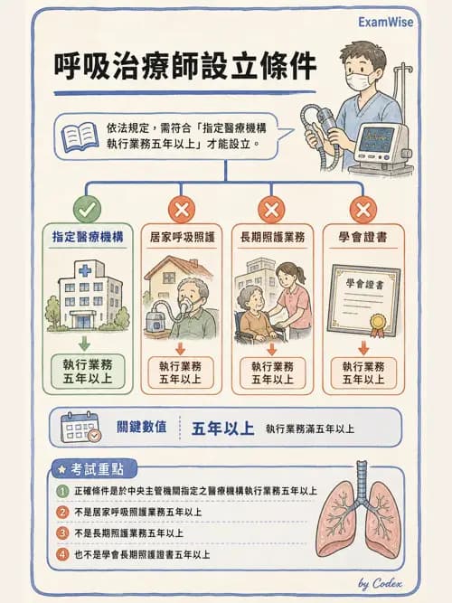 呼吸治療師 - 倫理、法規與安寧照護 - AI 圖文解析預覽