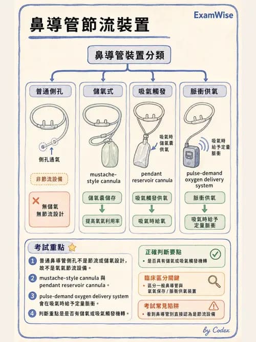 呼吸治療師 - 氣體輸送系統與氧氣治療 - AI 圖文解析預覽