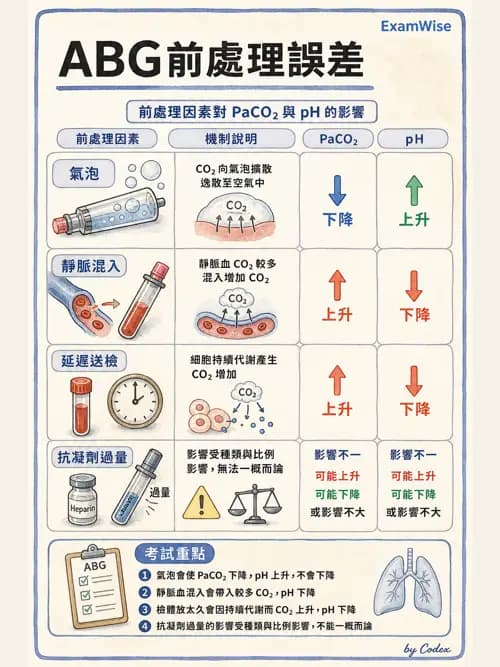 呼吸治療師 - 動脈血氣體分析設備 - AI 圖文解析預覽