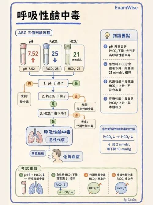 呼吸治療師 - 動脈血氣體分析設備 - AI 圖文解析預覽