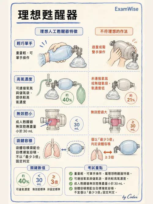 呼吸治療師 - 甦醒器設備 - AI 圖文解析預覽