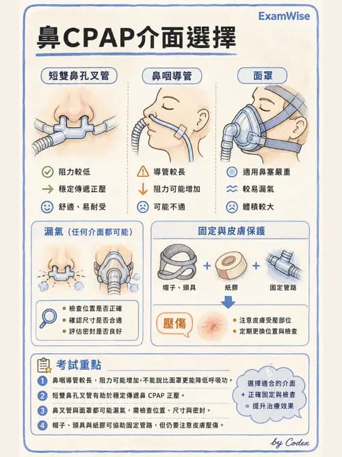呼吸治療師 - 小兒呼吸器支持 - AI 圖文解析預覽