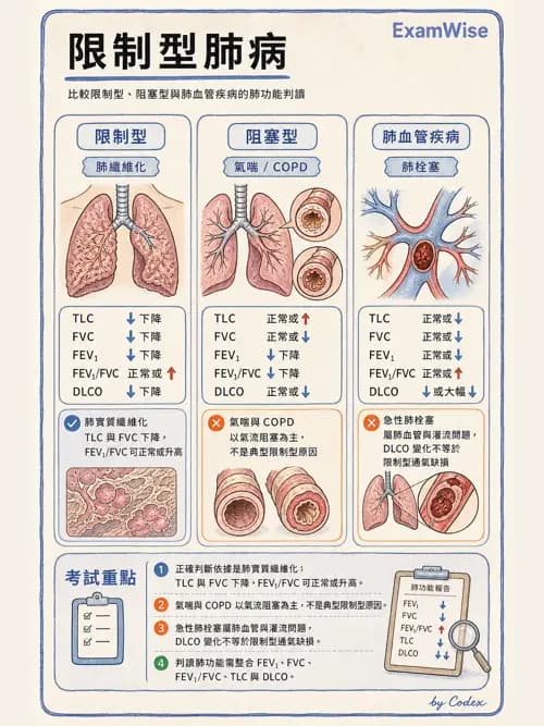 呼吸治療師 - 術後與其他呼吸重症 - AI 圖文解析預覽