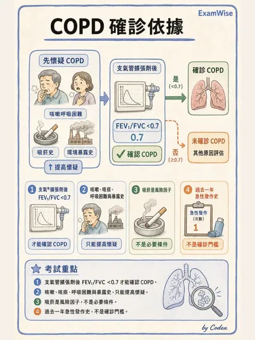 呼吸治療師 - 心臟疾病與COPD重症 - AI 圖文解析預覽