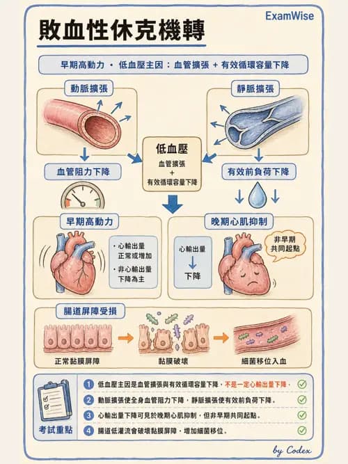 呼吸治療師 - 休克、敗血症與多器官衰竭 - AI 圖文解析預覽