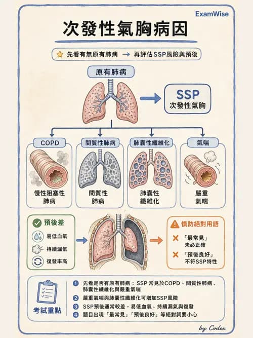 呼吸治療師 - 外力傷害與胸廓病變 - AI 圖文解析預覽
