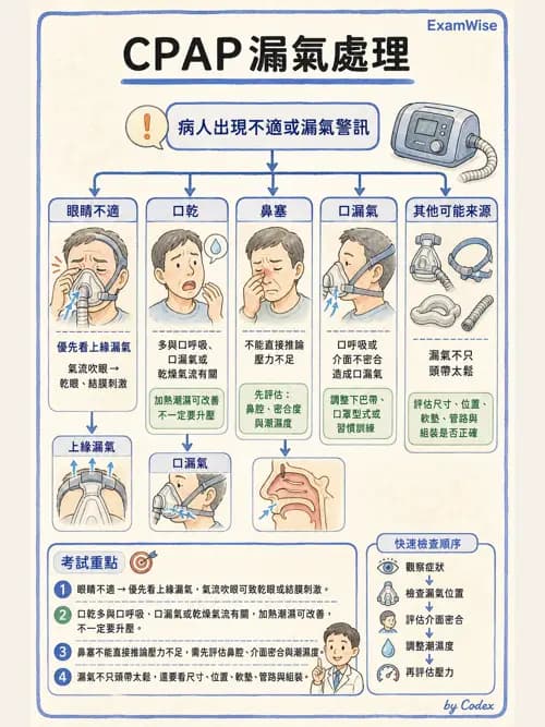 呼吸治療師 - 睡眠相關呼吸障礙 - AI 圖文解析預覽