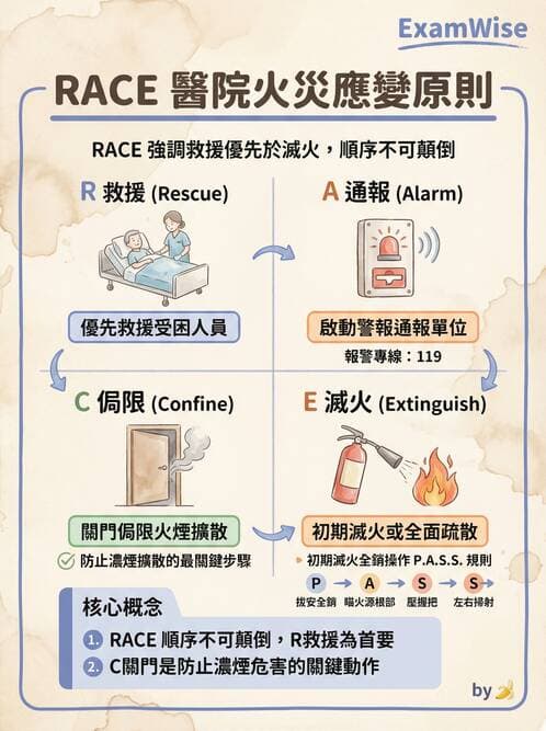 護理師 - 護理安全與環境管理 - AI 圖文解析預覽