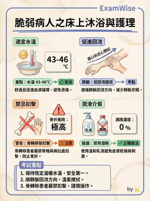 護理師 - 個人衛生與舒適照護 - AI 圖文解析預覽