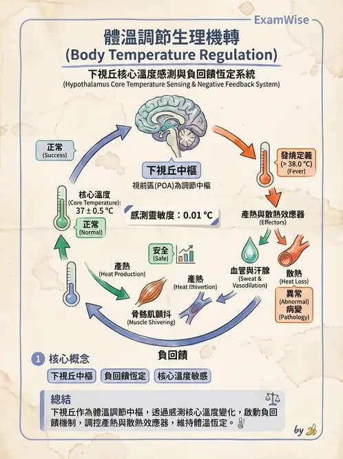 護理師 - 體溫與呼吸評估 - AI 圖文解析預覽