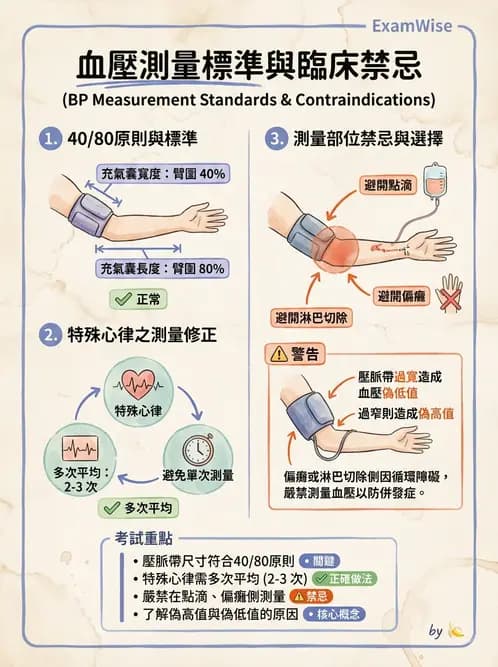護理師 - 循環評估(脈搏與血壓) - AI 圖文解析預覽