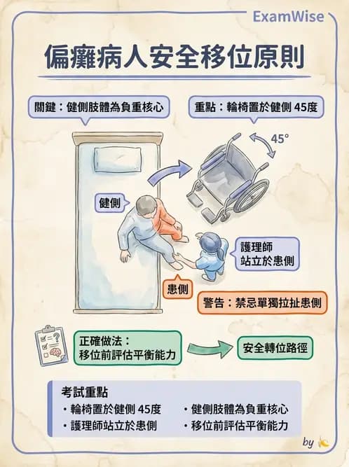 護理師 - 體位擺位與安全照護 - AI 圖文解析預覽