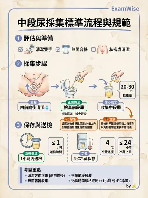 護理師 - 泌尿排泄與導尿護理 - AI 圖文解析預覽