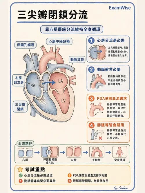 呼吸治療師 - 心臟與循環解剖 - AI 圖文解析預覽
