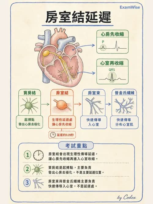呼吸治療師 - 心臟與循環解剖 - AI 圖文解析預覽
