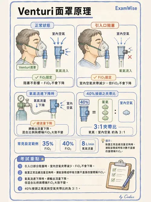 呼吸治療師 - 氣體輸送系統與氧氣治療 - AI 圖文解析預覽