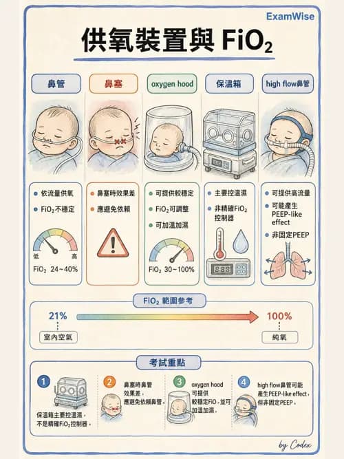 呼吸治療師 - 氣體輸送系統與氧氣治療 - AI 圖文解析預覽