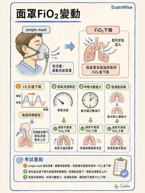 呼吸治療師 - 氣體輸送系統與氧氣治療 - AI 圖文解析預覽