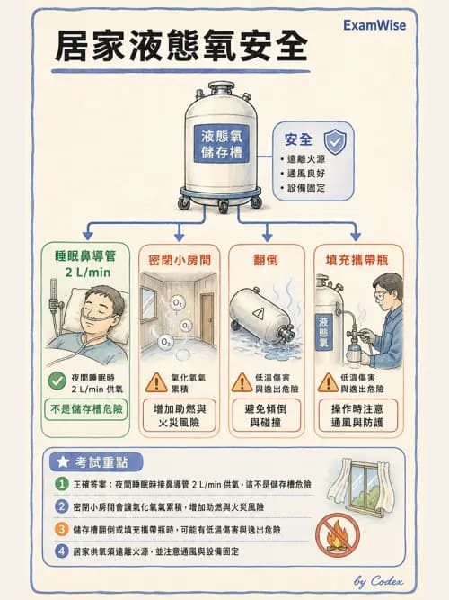 呼吸治療師 - 醫療氣體製造與儲存 - AI 圖文解析預覽