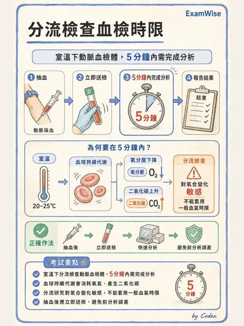呼吸治療師 - 動脈血氣體分析設備 - AI 圖文解析預覽