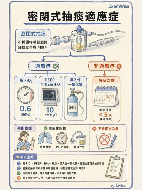 呼吸治療師 - 呼吸道照護與抽痰設備 - AI 圖文解析預覽