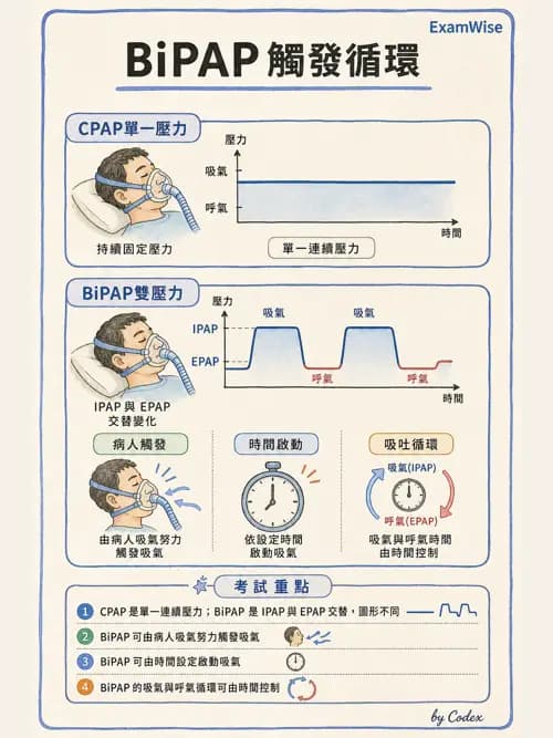 呼吸治療師 - 呼吸器設計與通氣模式 - AI 圖文解析預覽