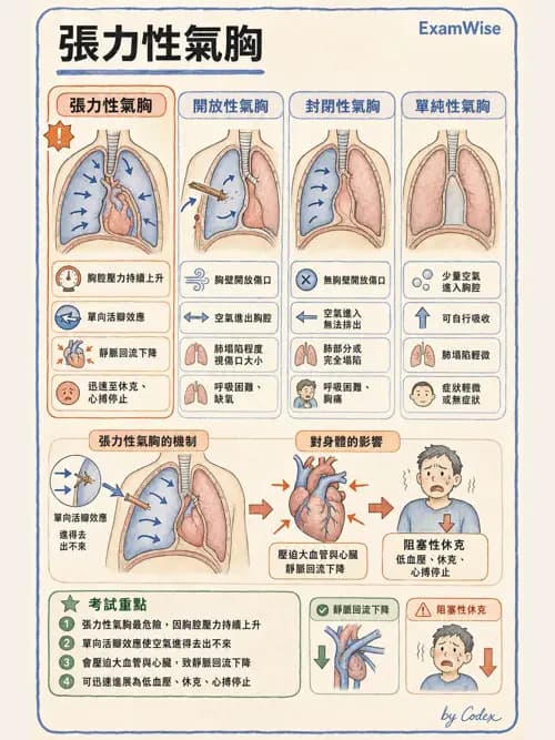 呼吸治療師 - 術後與其他呼吸重症 - AI 圖文解析預覽