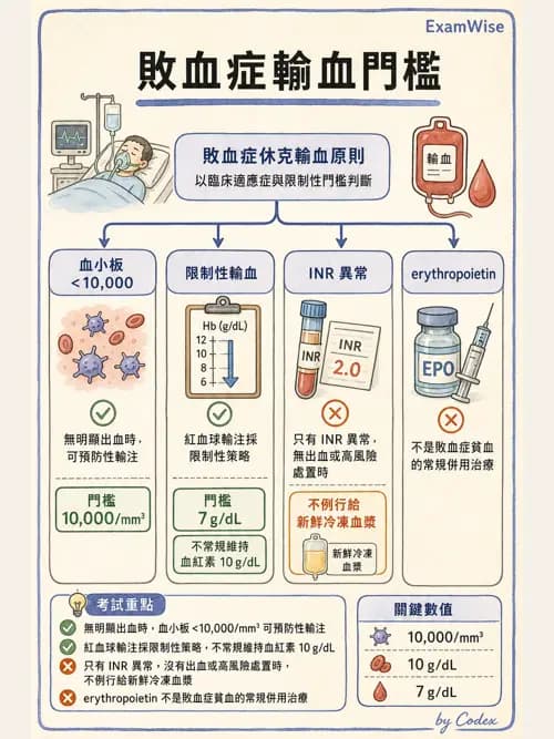 呼吸治療師 - 休克、敗血症與多器官衰竭 - AI 圖文解析預覽