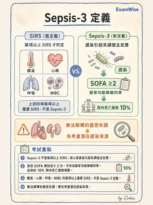 呼吸治療師 - 休克、敗血症與多器官衰竭 - AI 圖文解析預覽
