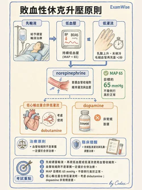 呼吸治療師 - 休克、敗血症與多器官衰竭 - AI 圖文解析預覽