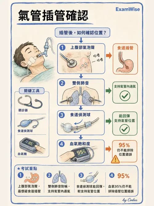 呼吸治療師 - 術後與其他呼吸重症 - AI 圖文解析預覽