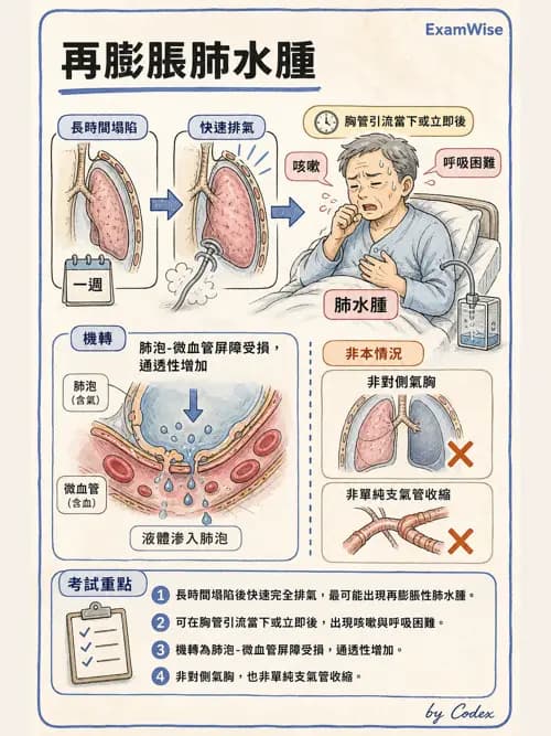 呼吸治療師 - 外力傷害與胸廓病變 - AI 圖文解析預覽