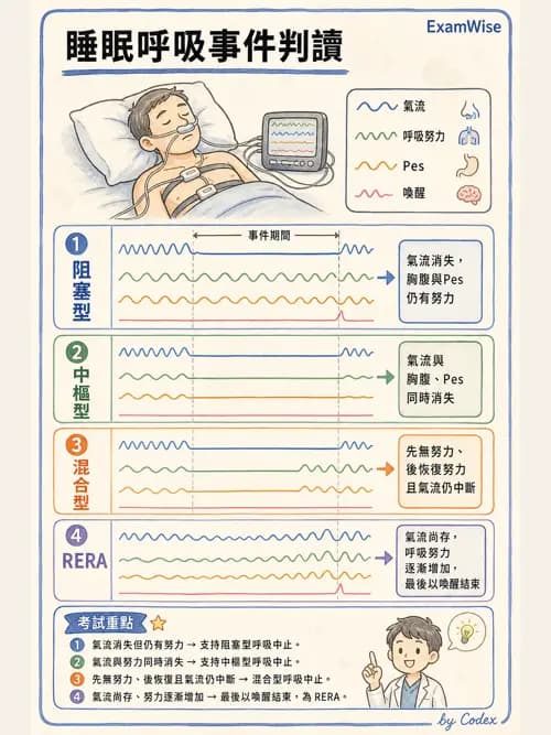 呼吸治療師 - 睡眠相關呼吸障礙 - AI 圖文解析預覽