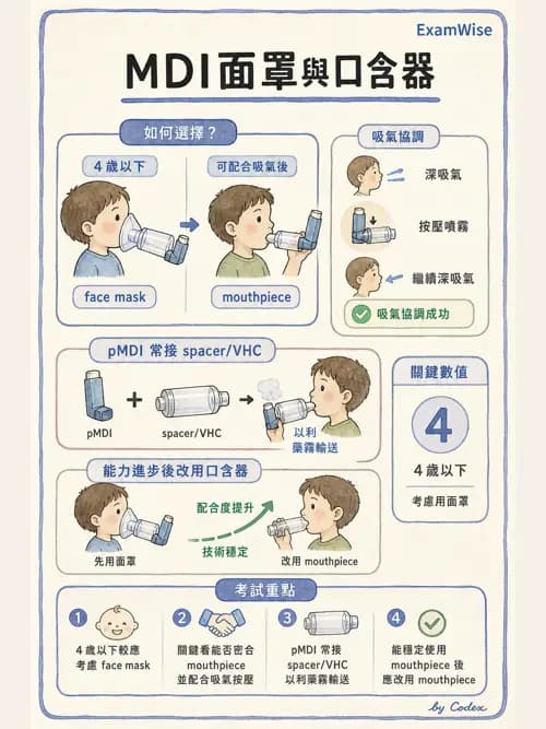 呼吸治療師 - 兒童呼吸系統疾病 - AI 圖文解析預覽