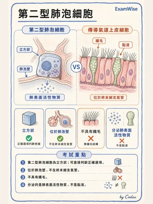 呼吸治療師 - 呼吸系統構造與發展 - AI 圖文解析預覽