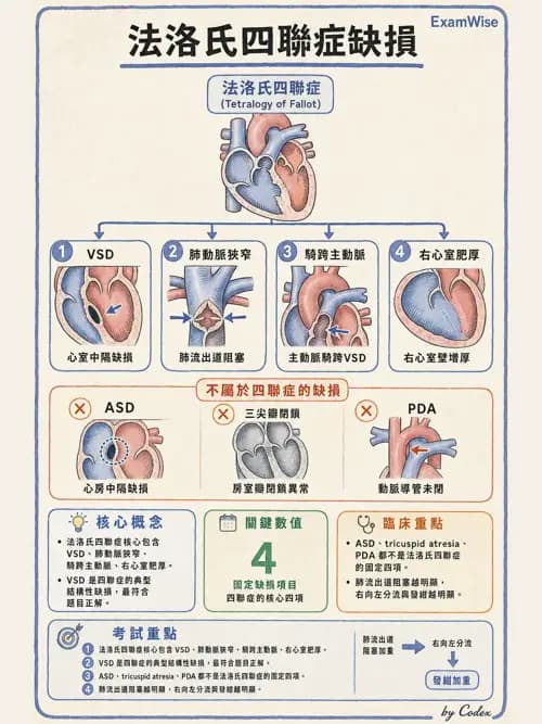 呼吸治療師 - 心臟與循環解剖 - AI 圖文解析預覽