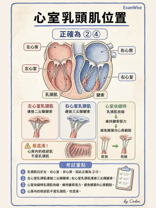 呼吸治療師 - 心臟與循環解剖 - AI 圖文解析預覽