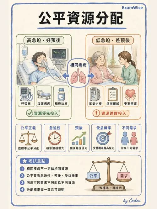 呼吸治療師 - 倫理、法規與安寧照護 - AI 圖文解析預覽