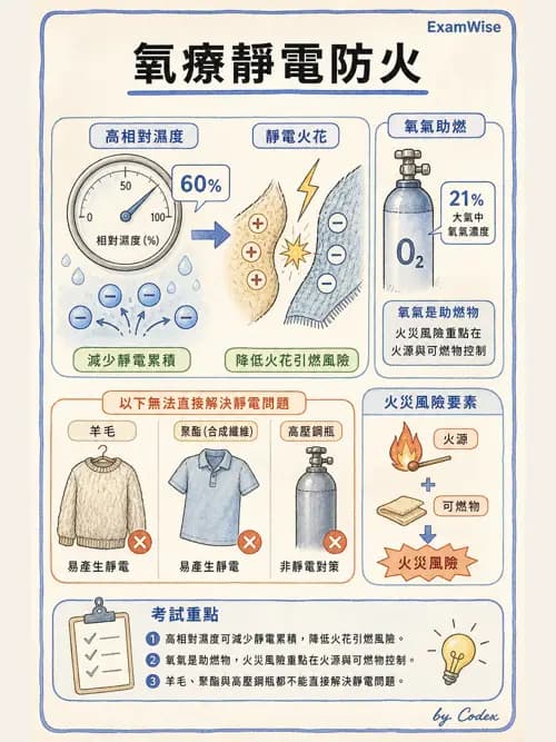 呼吸治療師 - 感染管制與職業安全 - AI 圖文解析預覽