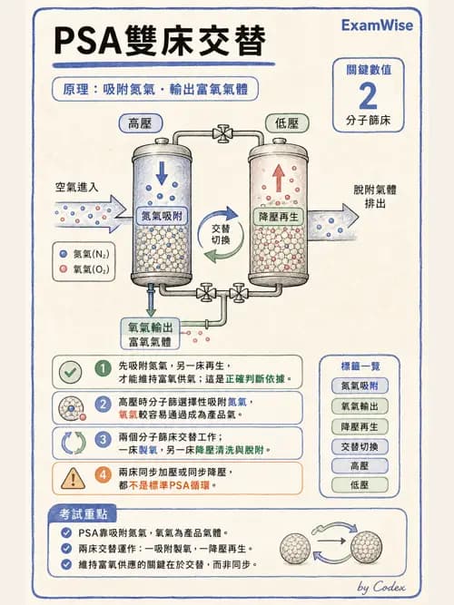 呼吸治療師 - 醫療氣體製造與儲存 - AI 圖文解析預覽